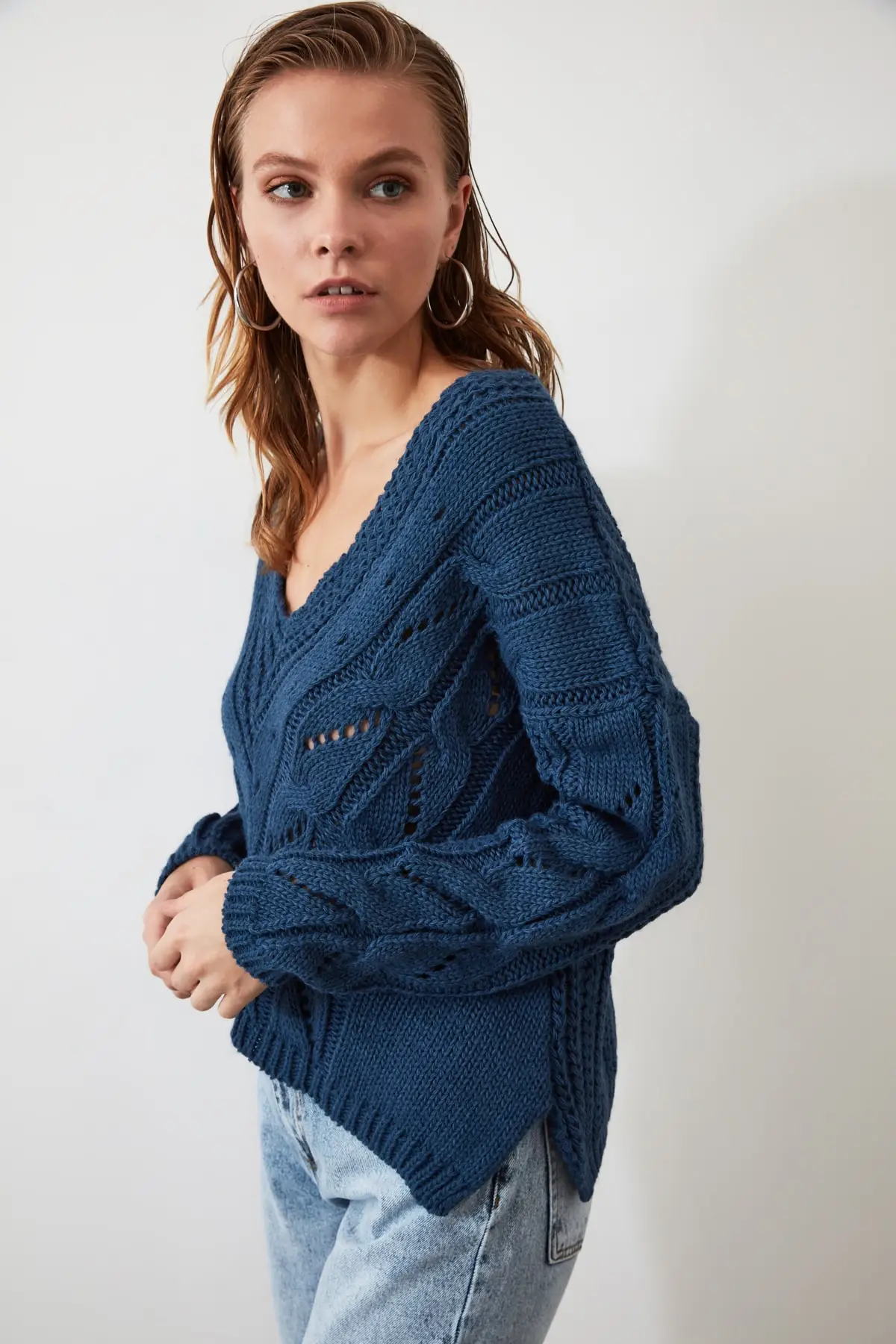 

Trendyol Braided Knitwear Sweater TWOAW21KZ0408