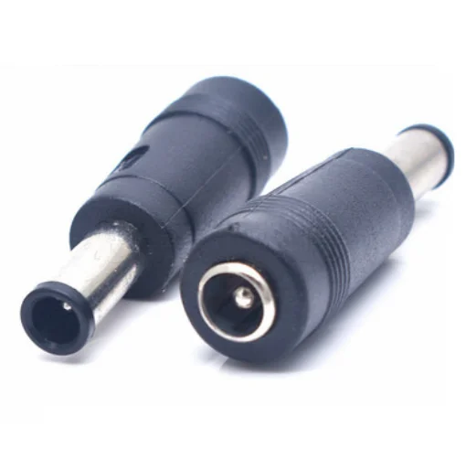 10pcs DC 5.5*2.1mm Female to 6.0*4.4 Male Jack DC Power Adapter Connector Plug DC Conversion Head Jack