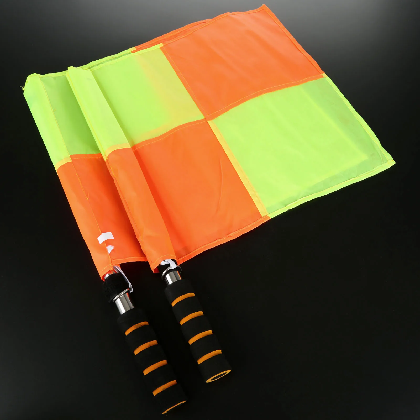 2 шт. (1 пара) судейский флажок для футбола с сумкой переноски судья формирует