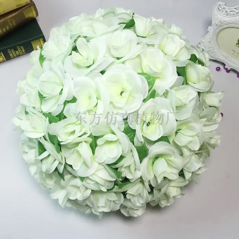 Розовый искусственный цветочный шар для свадьбы висячие украшения имитация