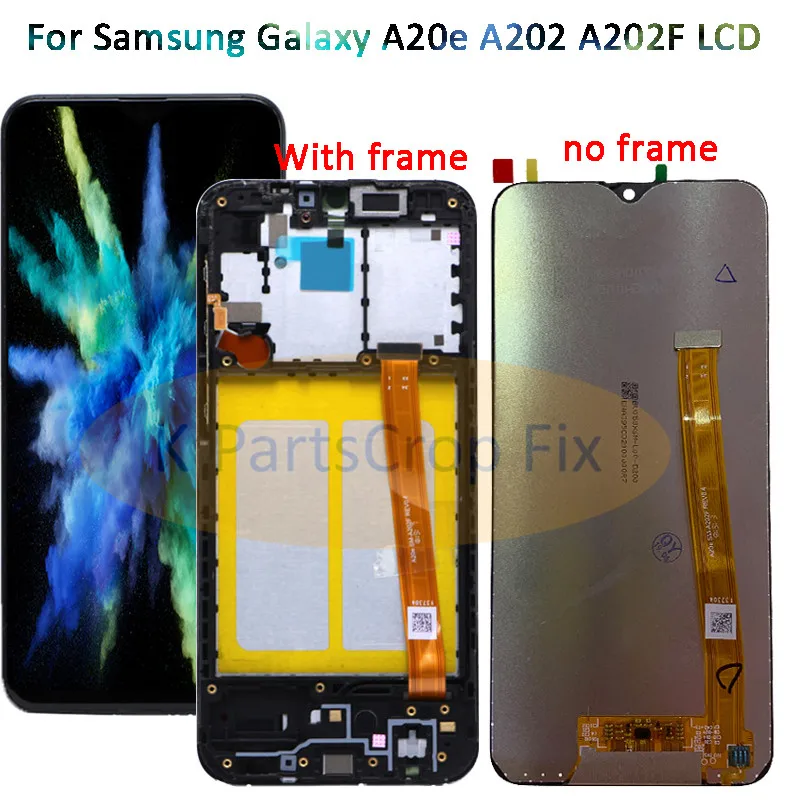 Дигитайзер сенсорного экрана в сборе для Samsung Galaxy A20e A202 A202F A202DS SAMSUNG ЖК дисплей с