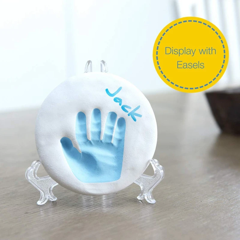 

Baby Footprint Kit & Handprint Ornament for Baby Girl Gifts & Baby Boy Gifts,DIY Unique Baby Shower Gifts
