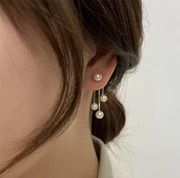 ladies fashion tassel earrings pearl earrings rhinestone earrings brand new trend ladies earrings