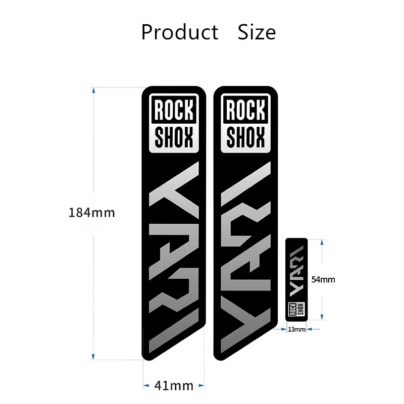 READU 2021 Rockshox YARI передняя вилка для горного велосипеда наклейки передние на вилке