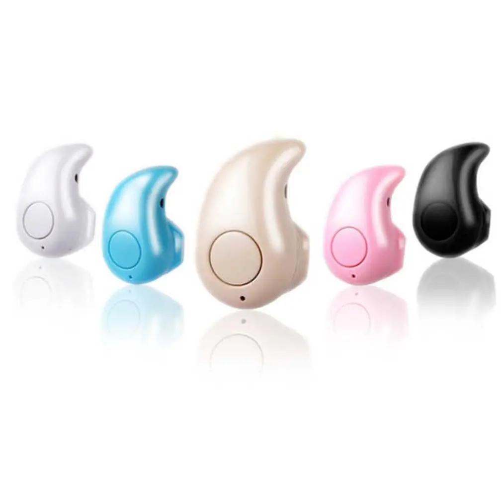 Миниатюрные беспроводные Bluetooth наушники спортивные вкладыши с микрофоном