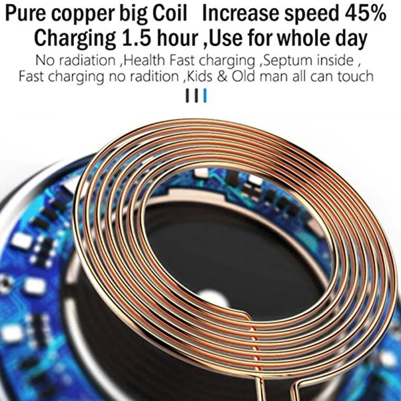 Горячее Q5 Беспроводное зарядное устройство 5 Вт зарядная панель для iPhone 11 X XR 8 Samsung