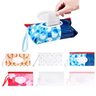 Модная сумка для влажных салфеток, 1 шт., салфетки с удобным переносным защелкивающимся ремешком, Портативный откидной Чехол, косметичка, коробка для салфеток, Детские аксессуары