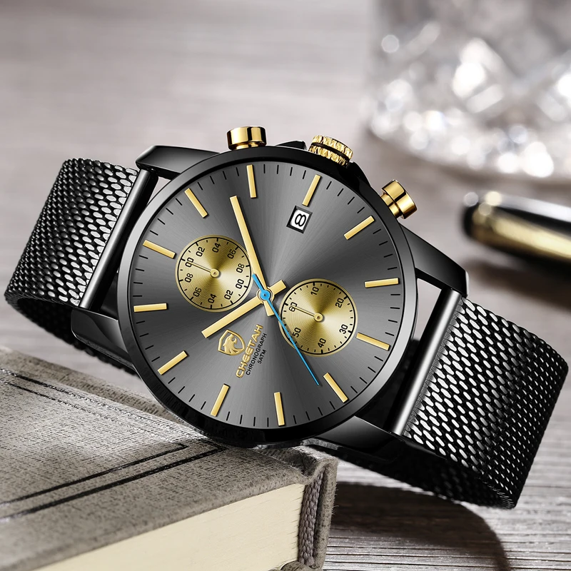 Reloj Hombre 2019 CHEETAH спортивные модные мужские часы montre homme хронограф календарь Мужские