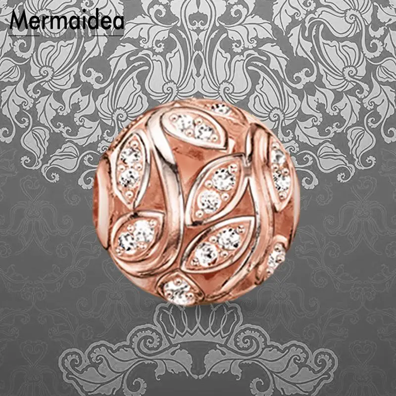 Сделай Сам бусины для тендрилса очаровательные листья 5 мм с отверстиями Модные