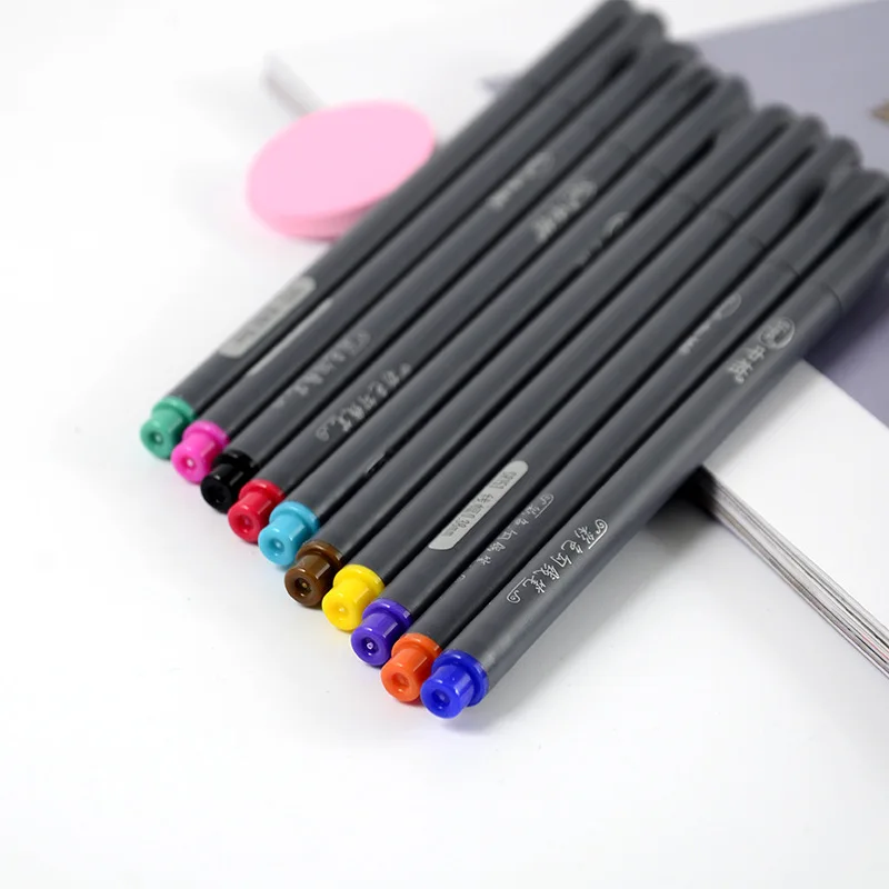 Ручка водная ручка простой стилус с очень тонким цветом 10 цветов для разметки