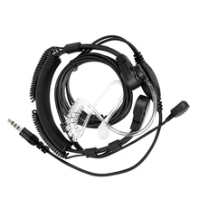 NEW-3.5mm регулируемый микрофон с горлом, наушники, микрофон, скрытый Акустическая трубка, наушник, гарнитура с пальчиком, PTT для iPhone, Android Mob