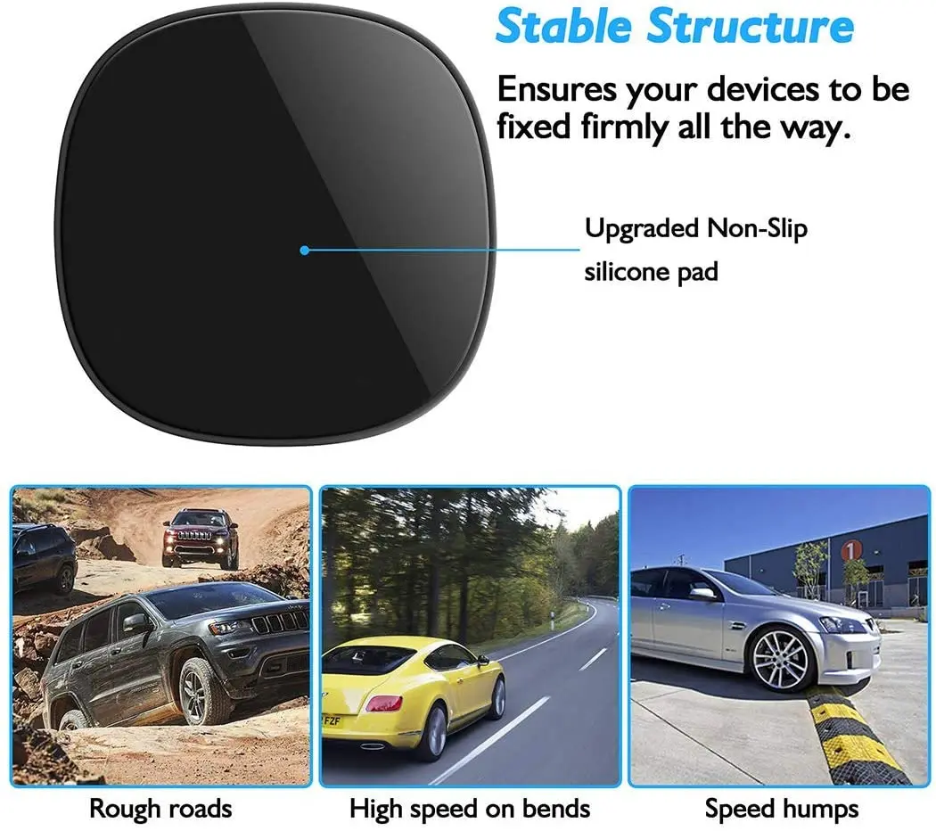 car phone holder car phone mount silicone car pad mat for dashboards slip free desk phone stand compatible with iphone free global shipping