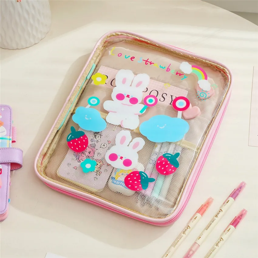 waterproof bear rabbit tablet case bag for macbook air pro 9 7 10 8 11inch huawei samsung notebook laptop cover sleeve bag pouch free global shipping