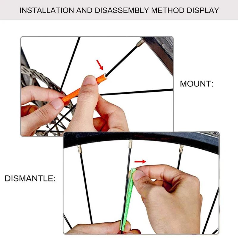 Велосипедный спорт отражательная трубка колесных дисков отражатель подсветка