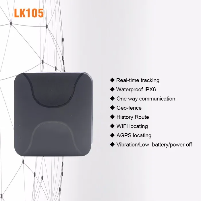 Персональный GPS трекер LK105 с функцией отслеживания для детей 1400 мАч несколько