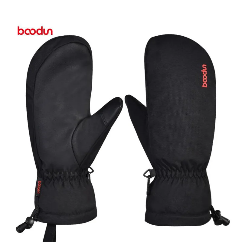 Лыжные перчатки зимние теплые для сноубординга мужские и женские варежки