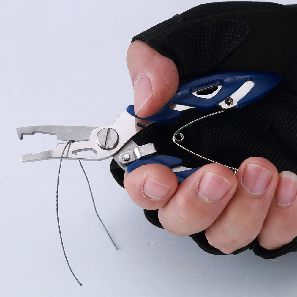 Рыболовные плоскогубцы ножницы оплетка леска резак для приманки инструмент
