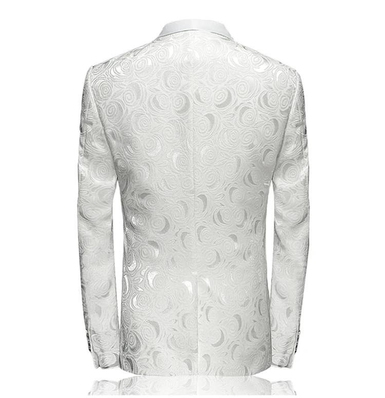 

Handsome Groomsmen Shawl Lapel Groom Tuxedos Mens Wedding Dress Man Jacket Blazer Prom Dinner (Jacket+Pants+Tie+Vest) A240