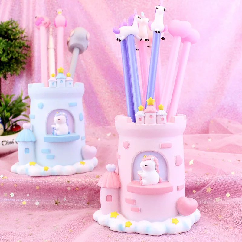 

10,5x12 см держатель в виде сердца для девочек милые украшения из смолы для студентов детская многофункциональная коробка для хранения канцел...