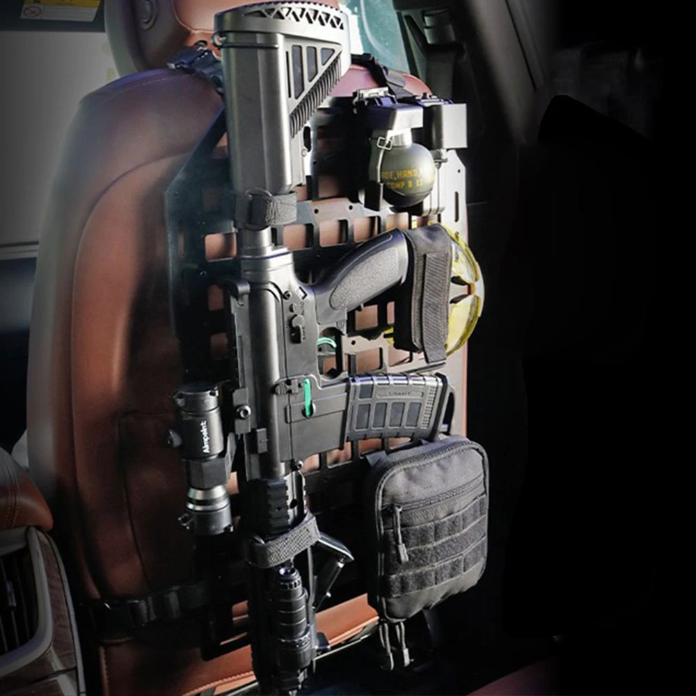 Тактическая жесткая вставная панель MOLLE автомобильный органайзер для спинки сиденья PP доска оборудование для безопасности принадлежности для страйкбола пейнтбола Охота