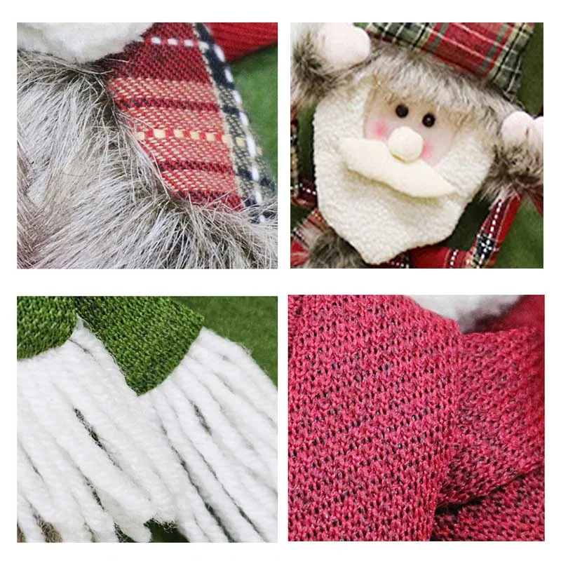 

3pcs/set 2020 Christmas Stockings Decorations Santa Deer Snowman 3D Candy Socks Xmas Gift Bag Christmas Decorations for Home