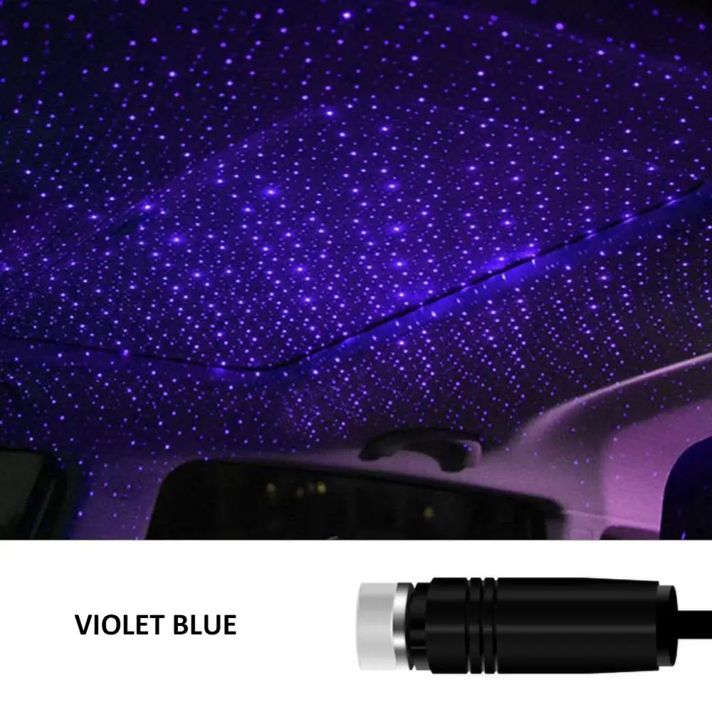 USB атмосфера на крыше автомобиля звездное небо лампа окружающая звезсветильник