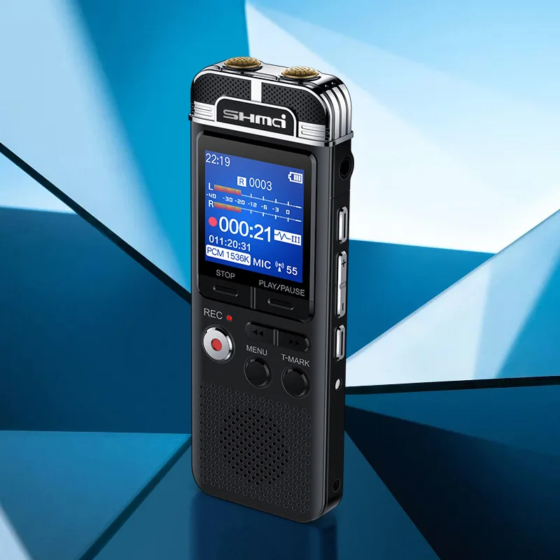 Профессиональный диктофон Shmci D100 8 Гб PCM запись двойной микрофон mp3 плеер с