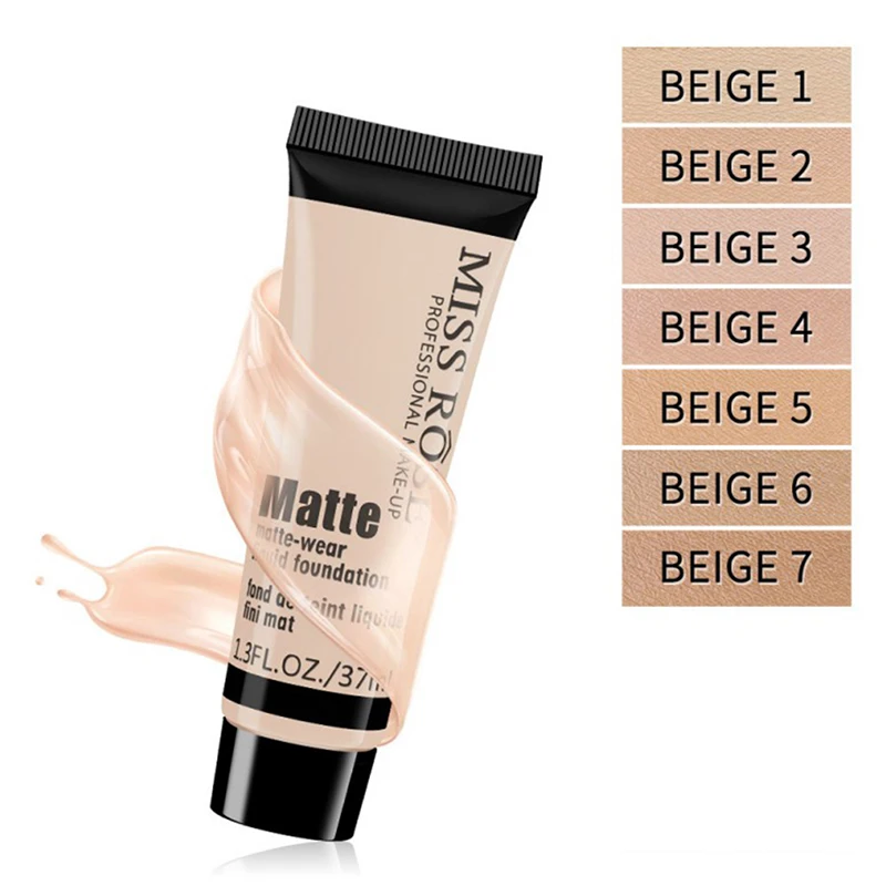 MISS ROSE профессиональная основа для Матовая жидкая Водонепроницаемый увлажняющая