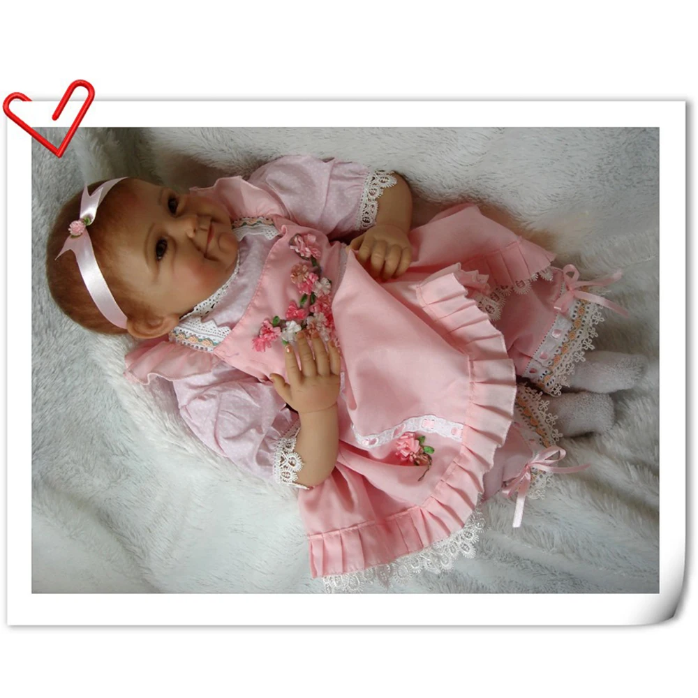 55 см силиконовые куклы Reborn Baby Bebe Alive Реалистичная мягкая настоящая сенсорная Одежда для новорожденных "lifelike" детские игрушки для мальчиков и девочек подарок на день рождения и Рождество