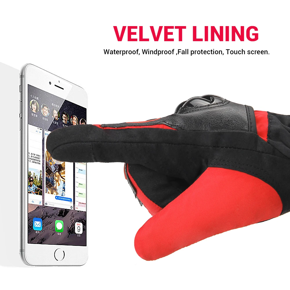 Мотоциклетные Перчатки PRO BIKER 100% водонепроницаемые ветрозащитные зимние