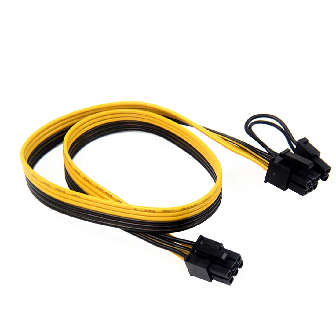XT-XINTE PCIe 6Pin до 6 + 2 Pin Кабель питания 8 pin PCI Express Видеокарта кабель папа-папа |