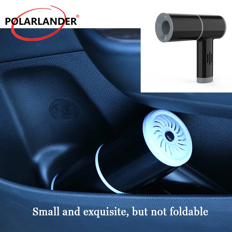 

Wireless Car Vacuum Cleaner 12V High-Power Handheld Dual-Use For Small Car And Home 120W Portable White And Black