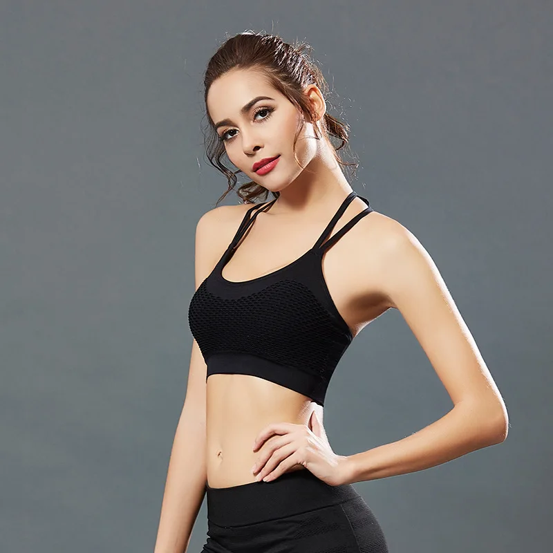 Новинка топы для йоги женская сексуальная Спортивная майка спортзала одежда