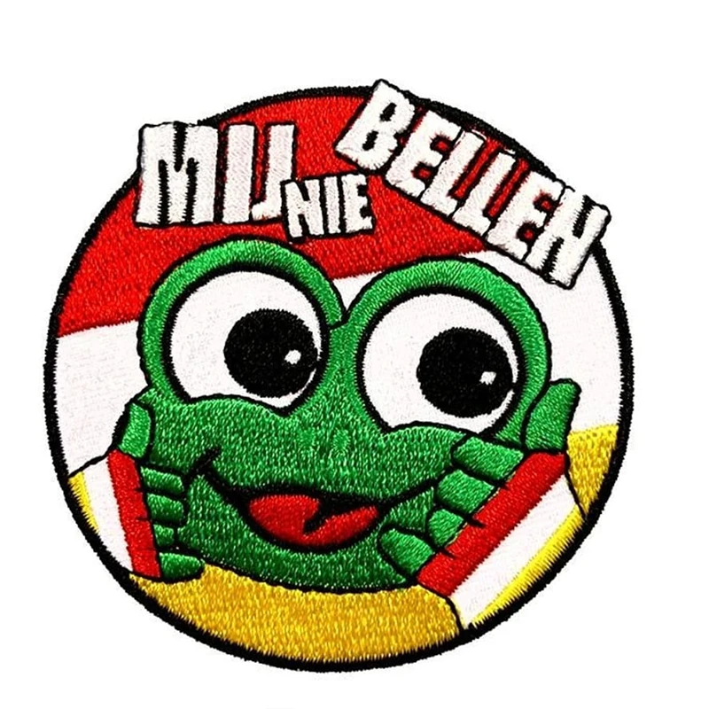 Oeteldonk Клубные полностью вышитые лягушки карнавал для Нидерландов термоклейкие