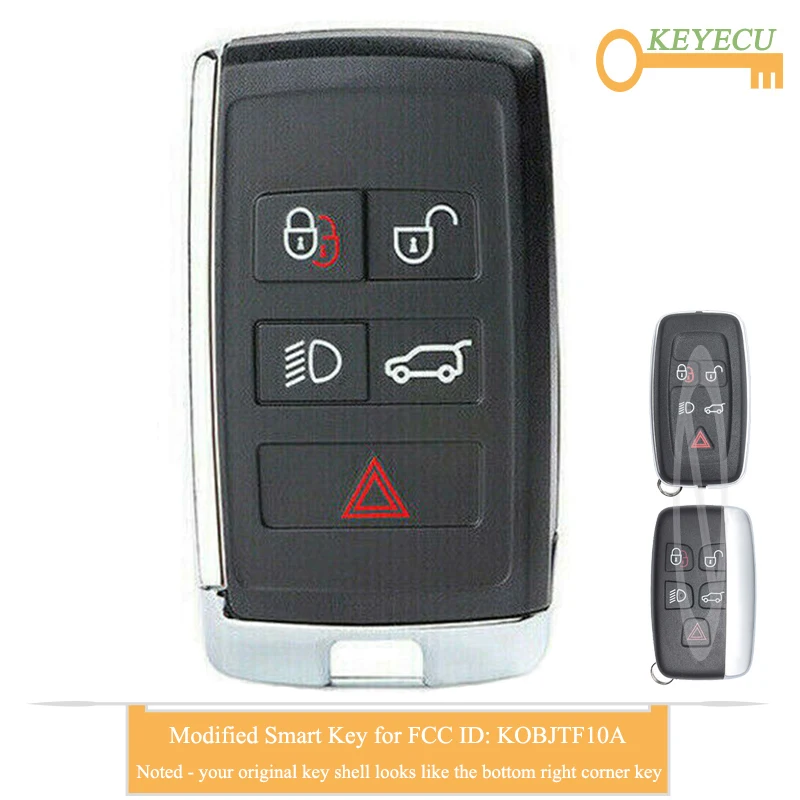 Модифицированный умный дистанционный Автомобильный ключ KEYECU для Land Rover Range Evoque