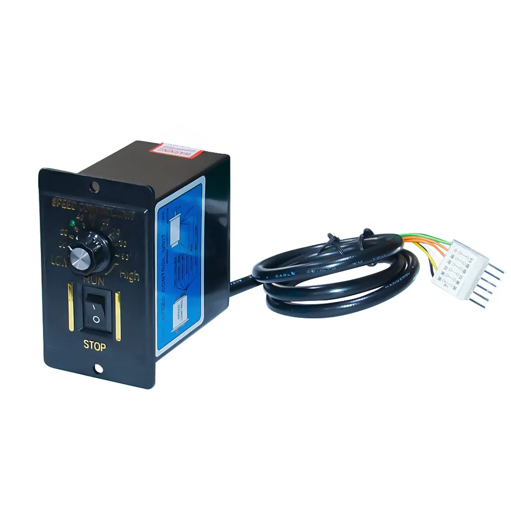 

AC Electric Motor Speed Controller 110V 6/15/25/40/60/120W 220V 6/15/25/40/60/120/180/200/250W Controller for AC Gear Motor