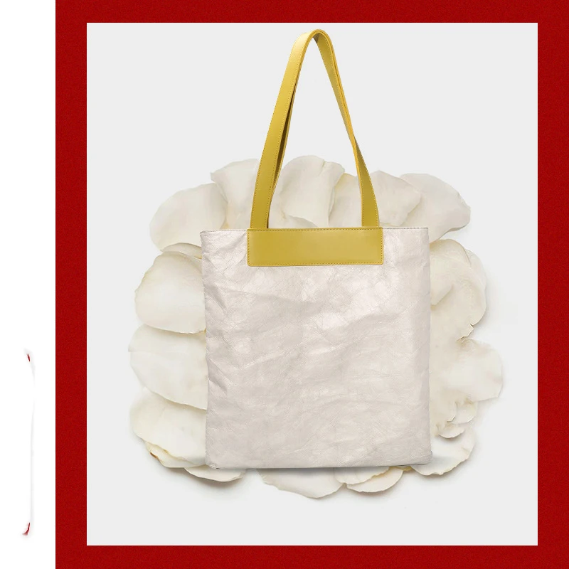 Сумка-тоут для женщин вместительные модные бумажные кошельки и сумочки на одно