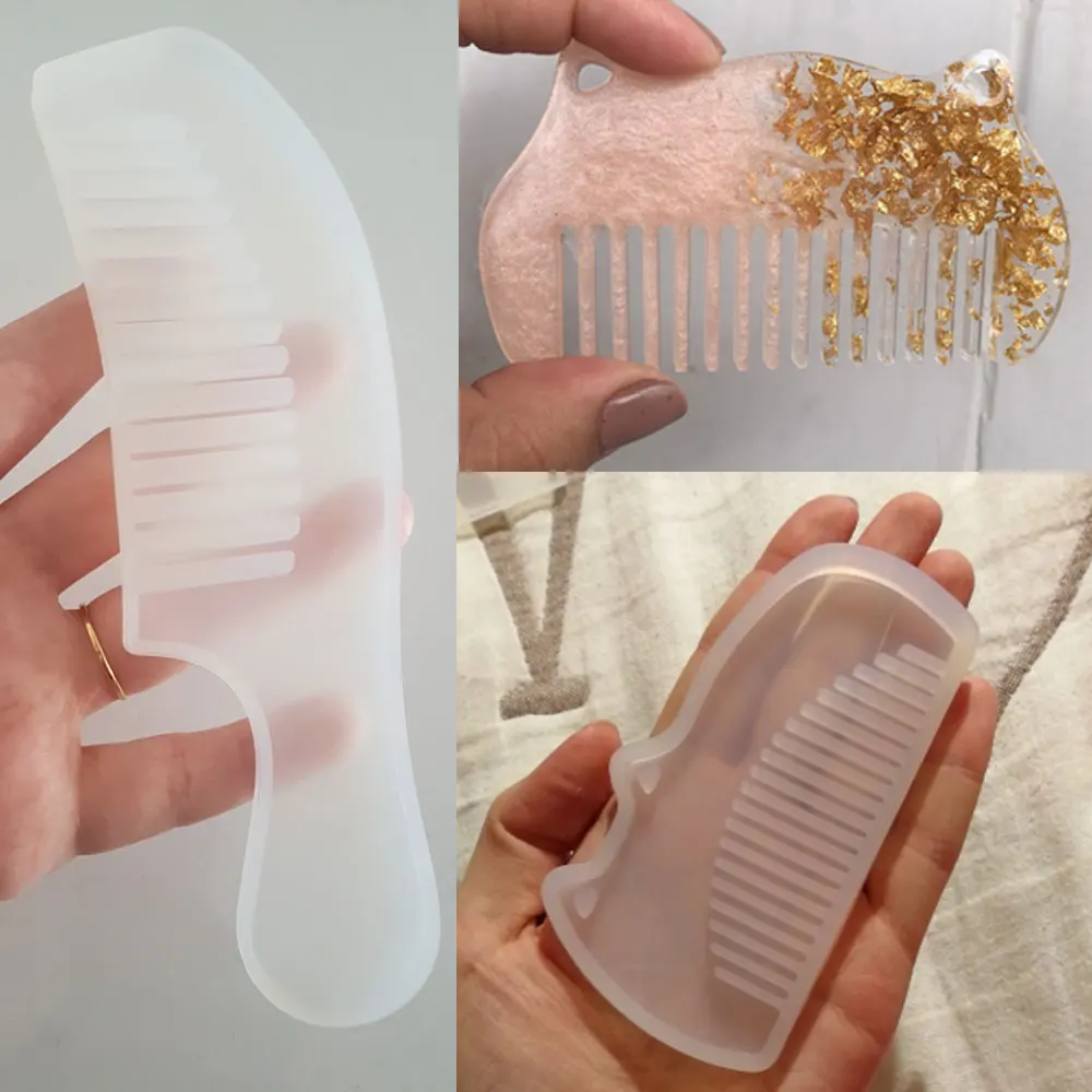 Силиконовая форма для расчески смолы DIY ручной работы литья под давлением