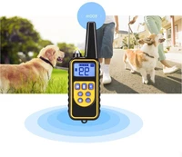 20pcs 800m electric dog training collar pet remote control waterproof lcd display for all size shock with retail box wholesale