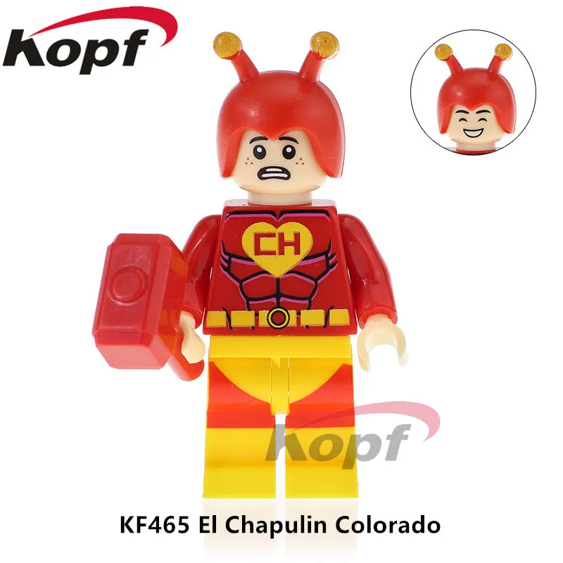 KF465 No Box Одиночная строительных блоков Супер Герои Бесконечность война Дэдпул 2 кабель халкпул Халк Питер домино игрушка-подарок для детей KF466 - Цвет: KF465 No Box