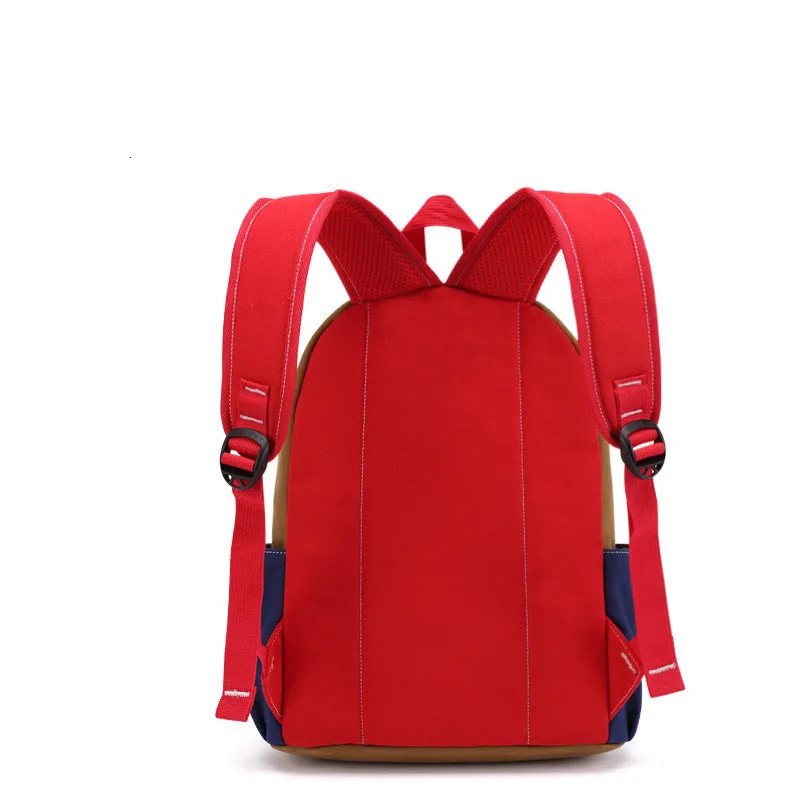 Simple Cartoon Children School Backpack Cute Light Hit Color Comfortable Canvas Schoolbag Kindergarten Backpack Bags Mochila