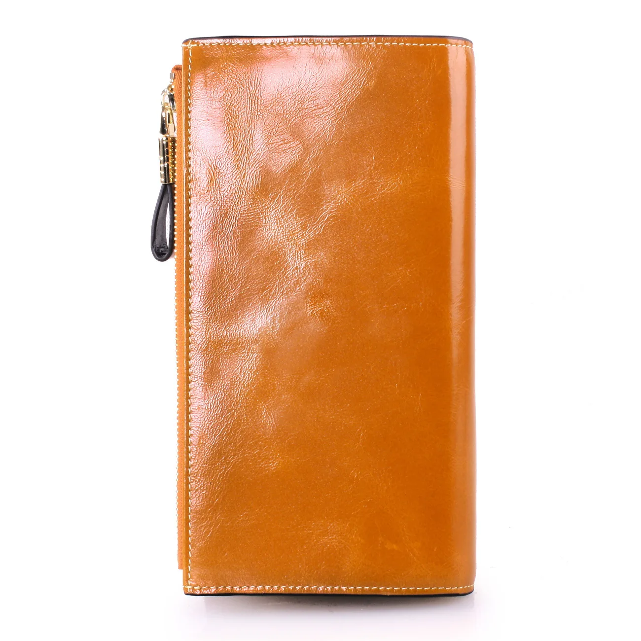 

New Women's Leather Wallet Long Women's Large Money Clip Men's Wallet