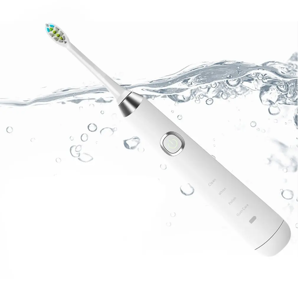 

Portable Intelligent Automatic Sonic Electric Toothbrush 4 Modes Super Soft Teeth Whitening for Adult Oral Hygiene Clean