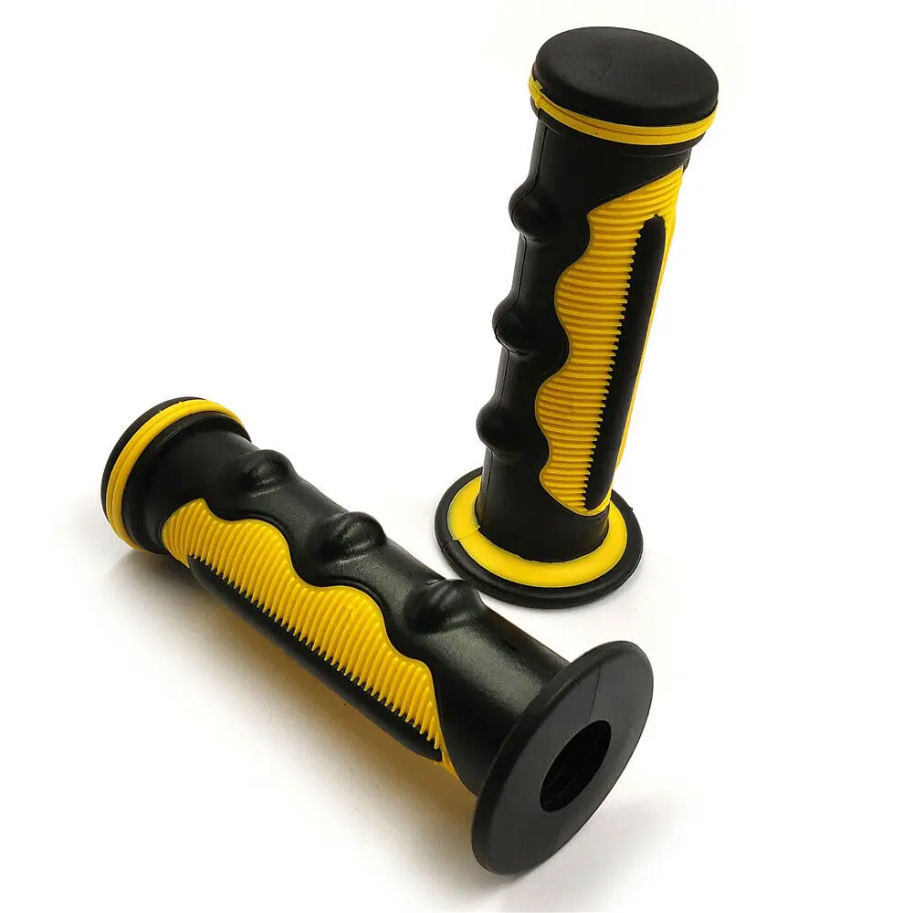 Aftermarket free shipping motorcycle parts 7/8&quot Rubber Handle Bar End Hand Grip Gray For Ducati KTM Honda bmw kawasaki suzuki |