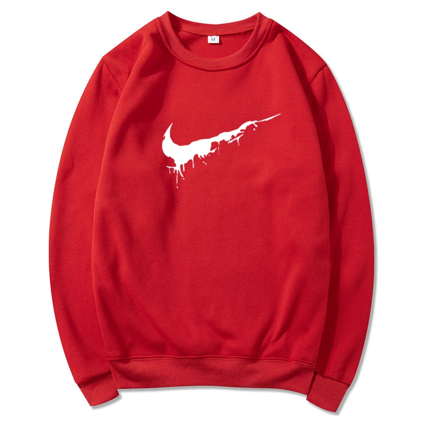 red sweatshirt Новинка, популярный бренд, Мужской пуловер с капюшоном, осень/зима, мужские комплекты, худи+ спортивные штаны, комплект из двух предметов, бодибилдинг, спортивный костюм - Цвет: red sweatshirt
