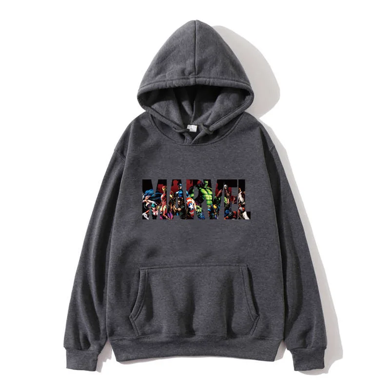 2019 New Band Hoodie Men's/women's Unisex Long Sleeve Print Marvel Sweatshirt Men's Casual Brand Clothing Jacket | Мужская