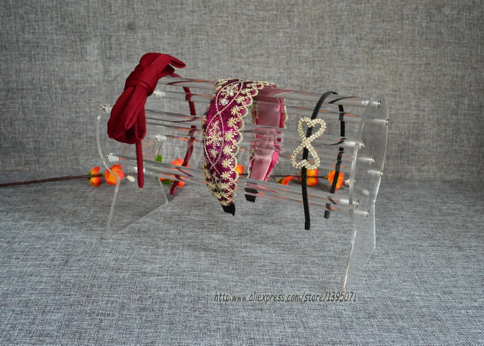 Улучшенная акриловая витрина для волос длиной 30 см головных уборов полка