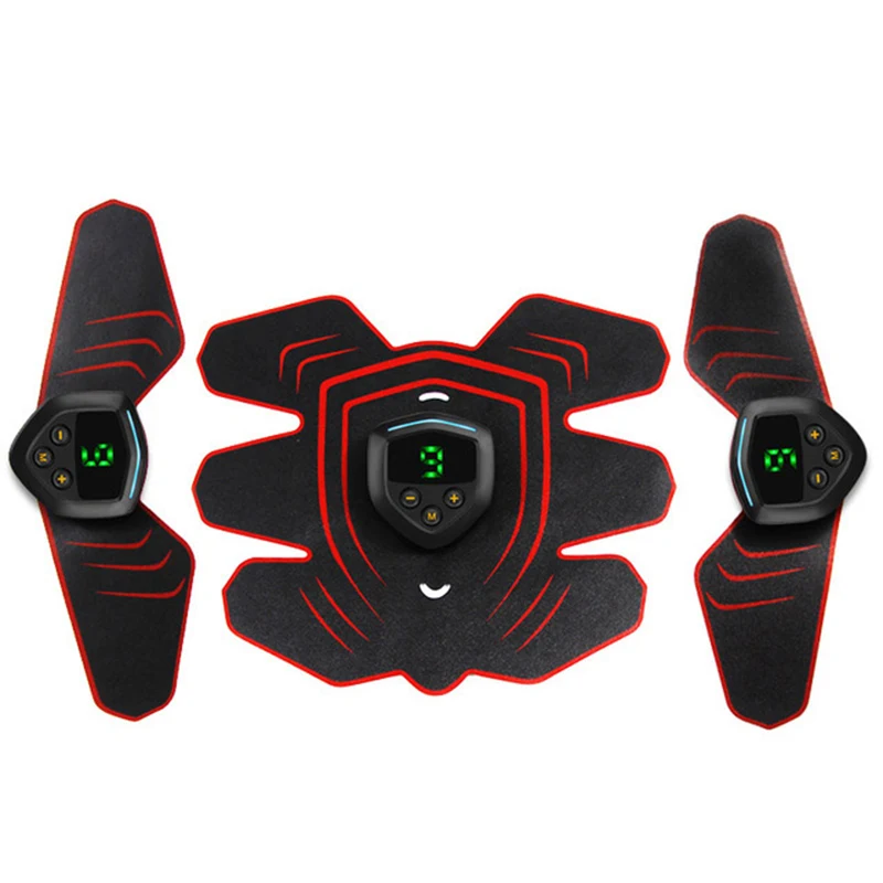 Электростимулятор для мышц брюшной полости Abs тренажер с ЖК дисплеем Crossfit USB