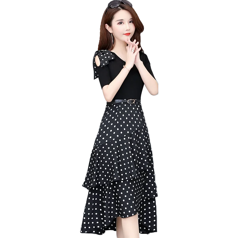 Dress Womens2021 summer Female Beach Midi Button Backless Polka Dot Striped Women Summer 2021 Boho Sexy Flora | Женская одежда