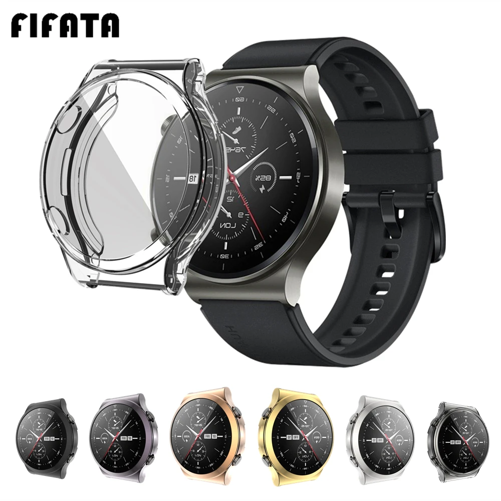 Чехол для часов FIFATA ТПУ Huawei Watch GT 2 Pro полноэкранный защитный чехол | Электроника